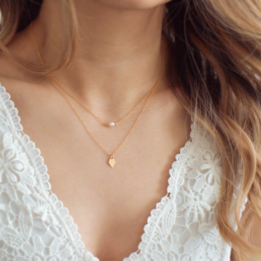 Dainty Necklace: Layered Minimalist Staples