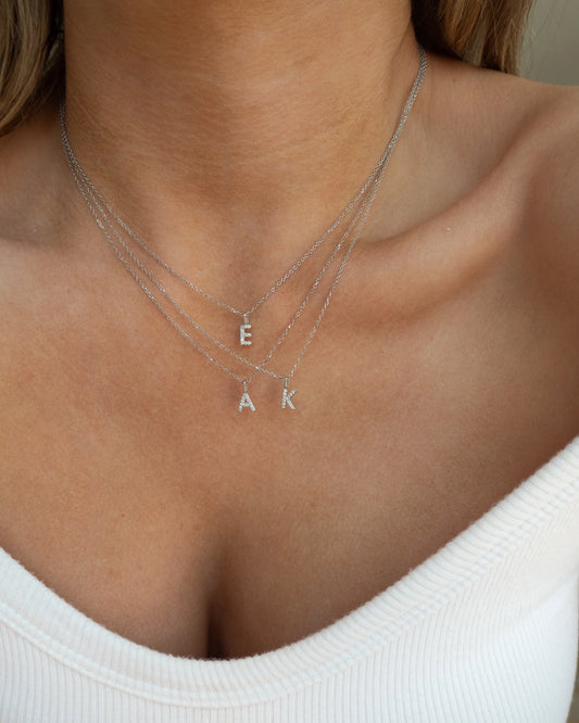 The Ultimate Silver Initial Necklace: How to Style