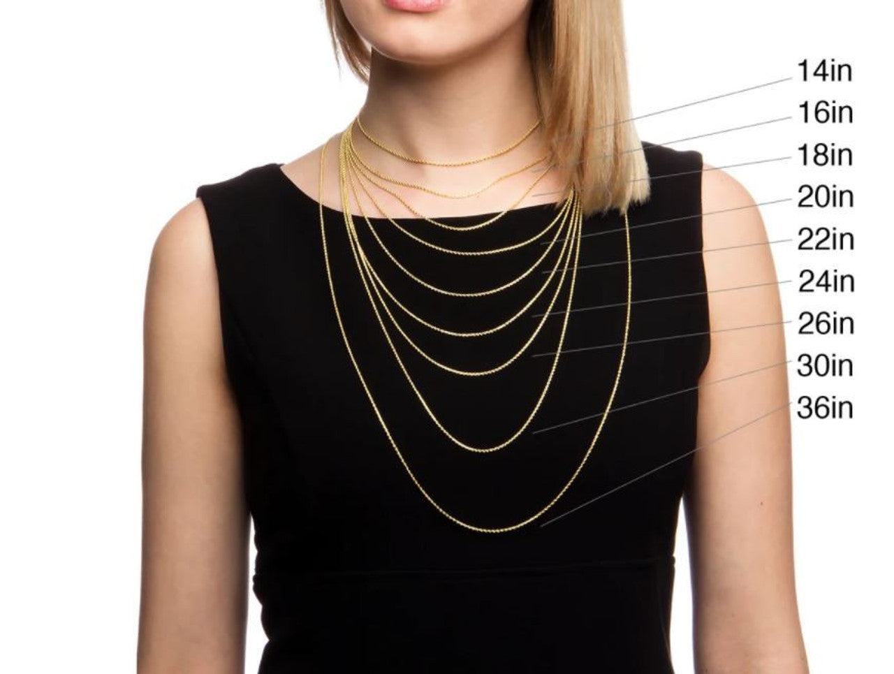 18 Inch Chain: Perfect Length for Every Outfit – Sunrise Bling Jewelry