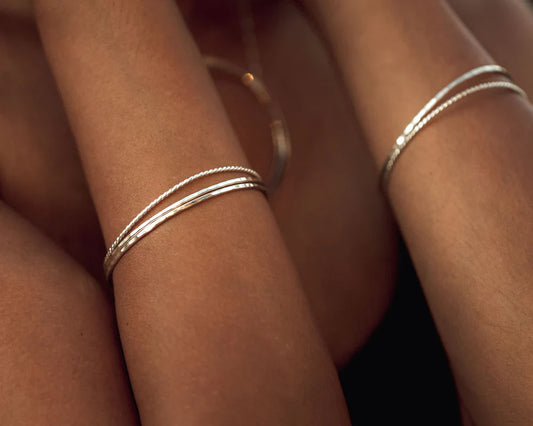 Silver Bangles Bangles: Stackable Picks