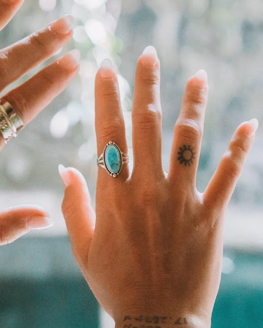 Turquoise Ring: Ancient Charm & Earthy Elegance
