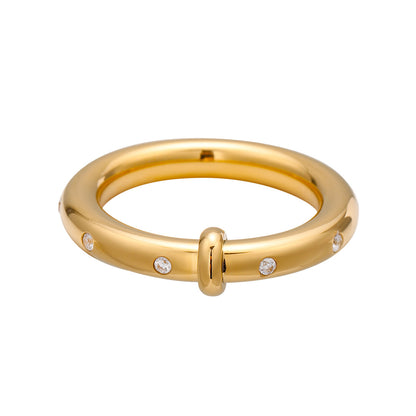 18K Gold Chic Band Ring