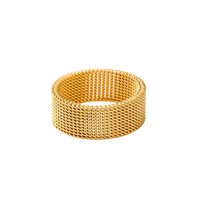 18K Gold Watch Band Ring