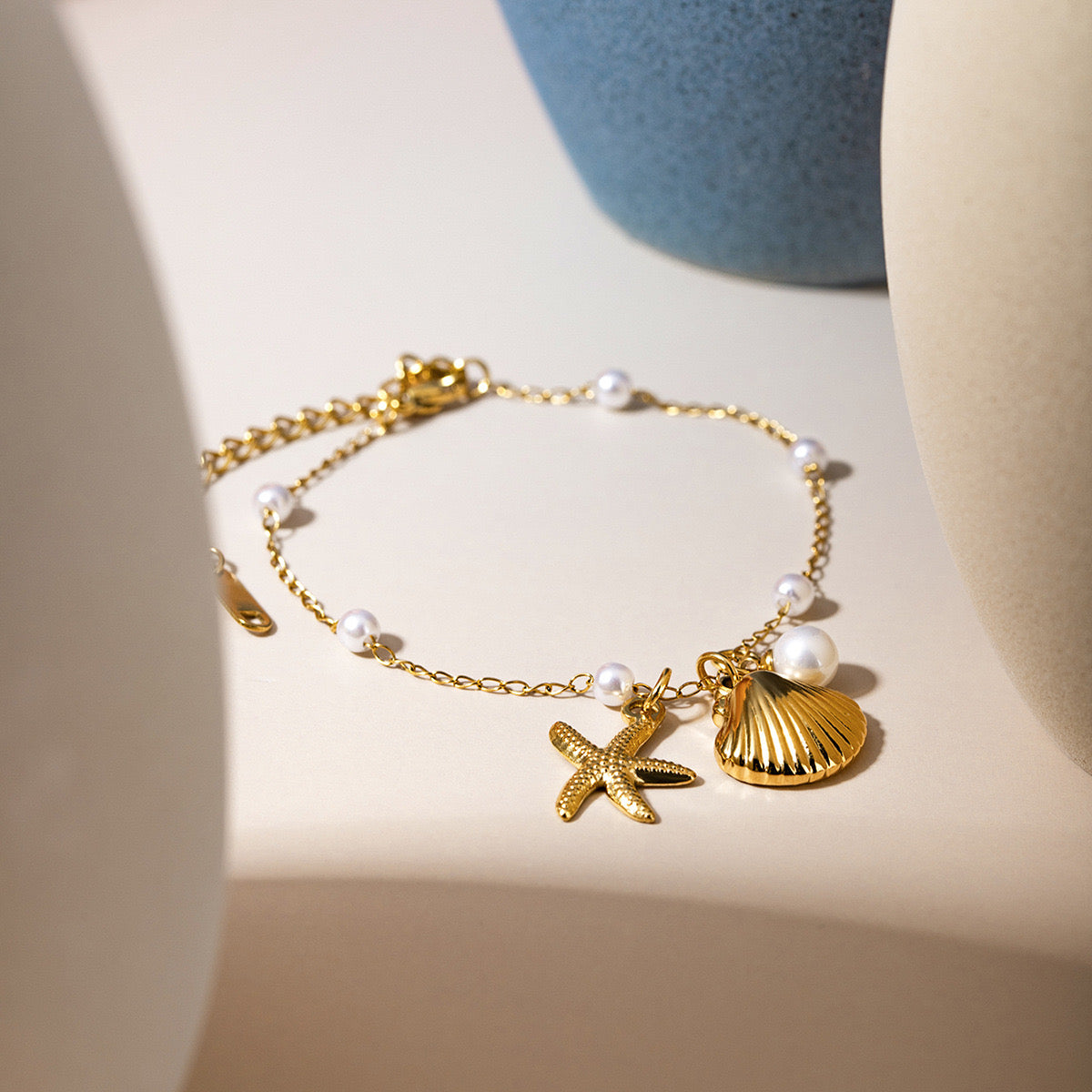 18K Gold Summer Charm Bracelet