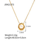 18K Gold Old Money Pearl Pendant Necklace