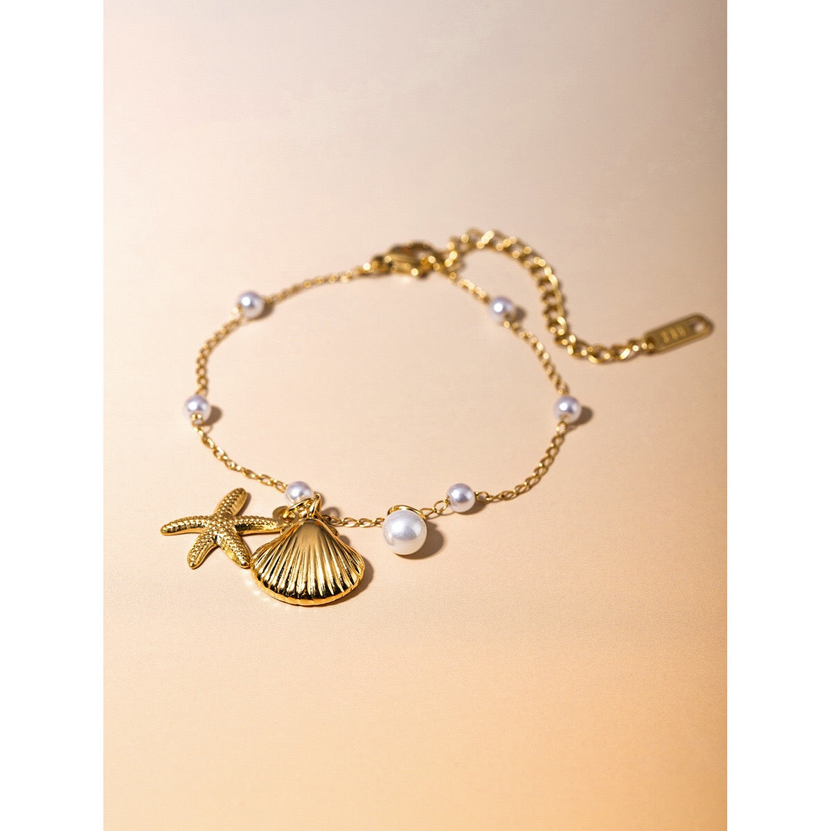 18K Gold Summer Charm Bracelet