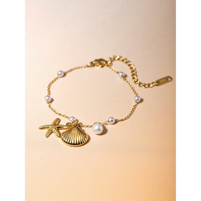 18K Gold Summer Charm Bracelet