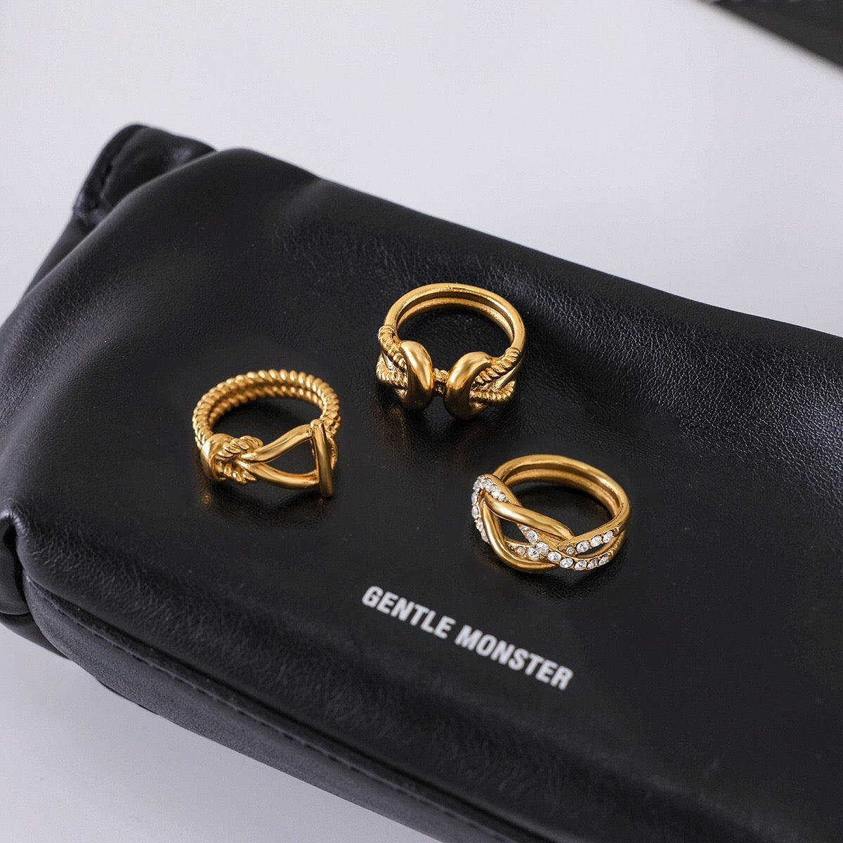 18K Gold Infinite Ties Statement Knot Ring