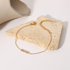 18K Gold Bling Arrow Bracelet