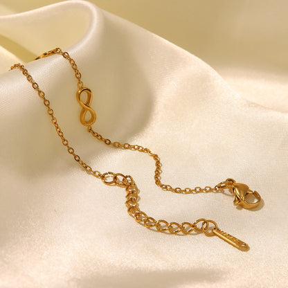 18K Gold Infinity Bracelet