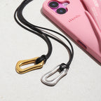18K Gold Geometric Bubble Pendant Statement Necklace