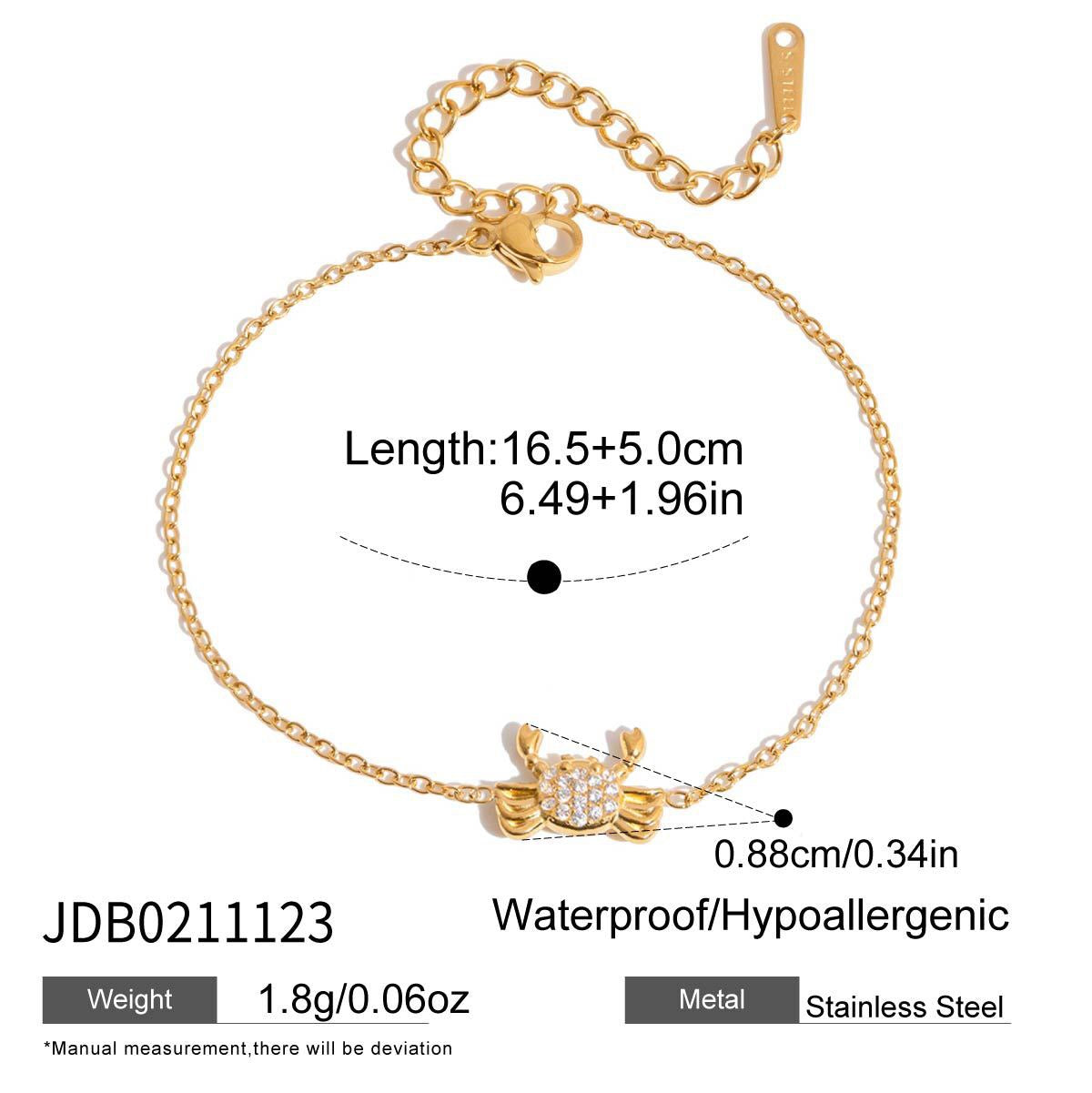 18K Gold Ocean Sparkle Seashell Palm Tree Small Hoop Huggie Earrings with Charm