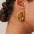 18K Gold Ocean Kissed Bubble Ring