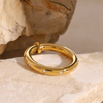 18K Gold Chic Band Ring