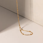 18K Gold Waterproof Minimalist Hand Chain Bracelet