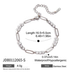 18K Gold Bejeweled Desire Heart Tennis Bracelet Stack