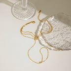 18K Gold Waterproof Royal Princess Hand Chain Bracelet