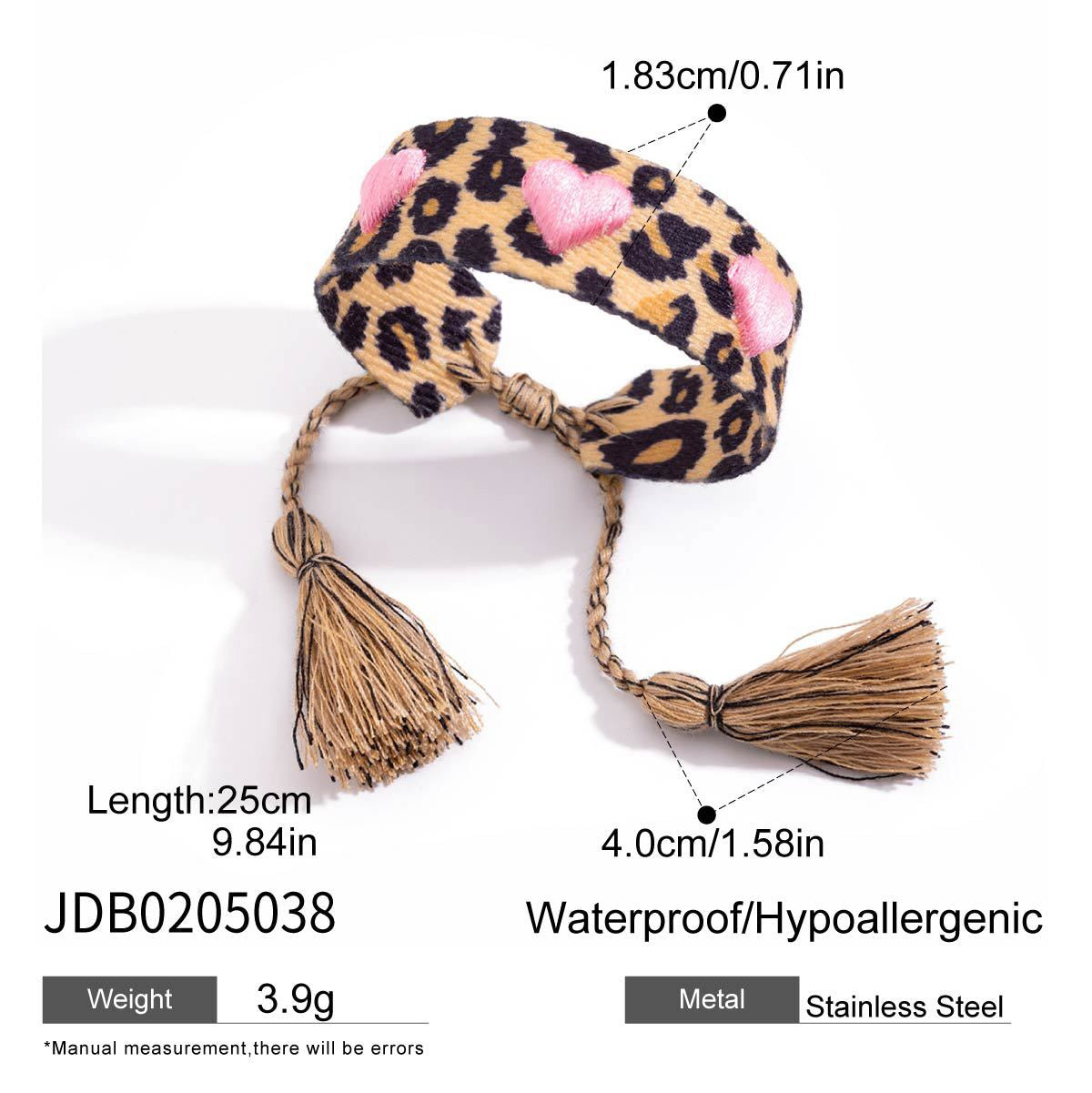Clean Girl Pink Wristband Friendship Bracelet
