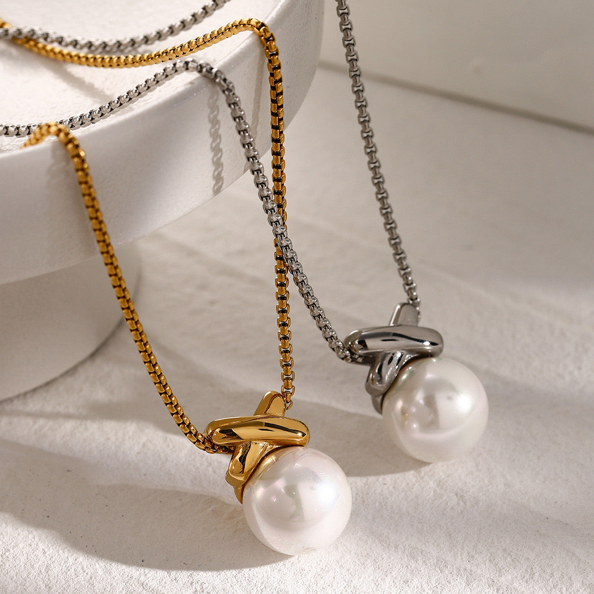 18K Gold One and Only Pearl Extra Long Pendant Necklace