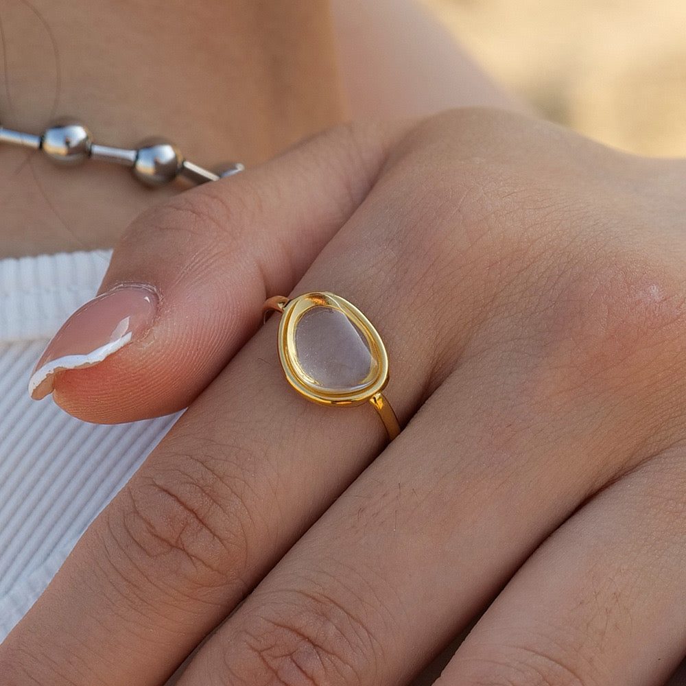 18K Gold Beach Vacay Jelly Ring