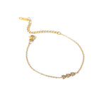 18K Gold Bling Arrow Bracelet