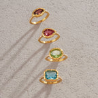 18K Gold The Showstoppers Color Gem Statement Cocktail Ring