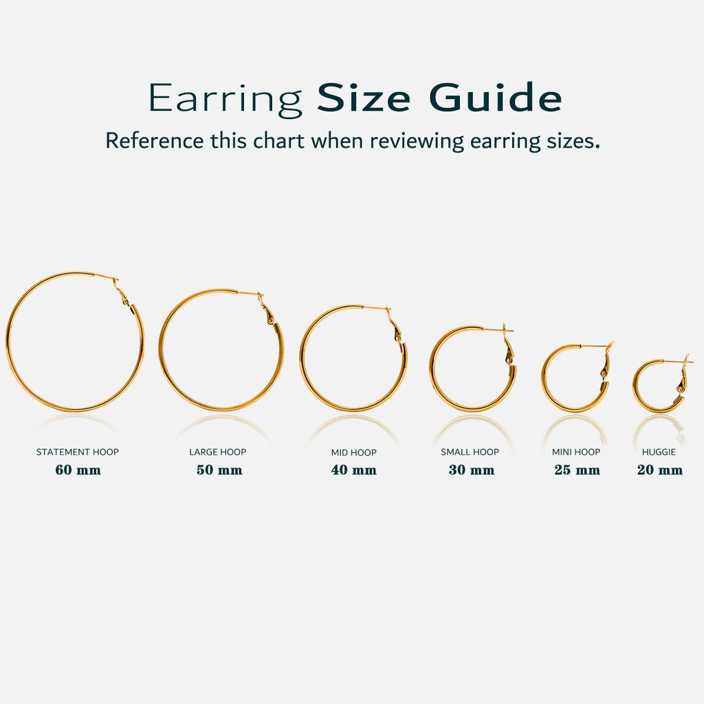 18K Gold and Silver Minimalist Essential Hoop Huggie Earrings