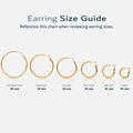 18K Gold and Silver Minimalist Essential Hoop Huggie Earrings