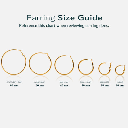 18K Gold and Silver Minimalist Essential Hoop Huggie Earrings