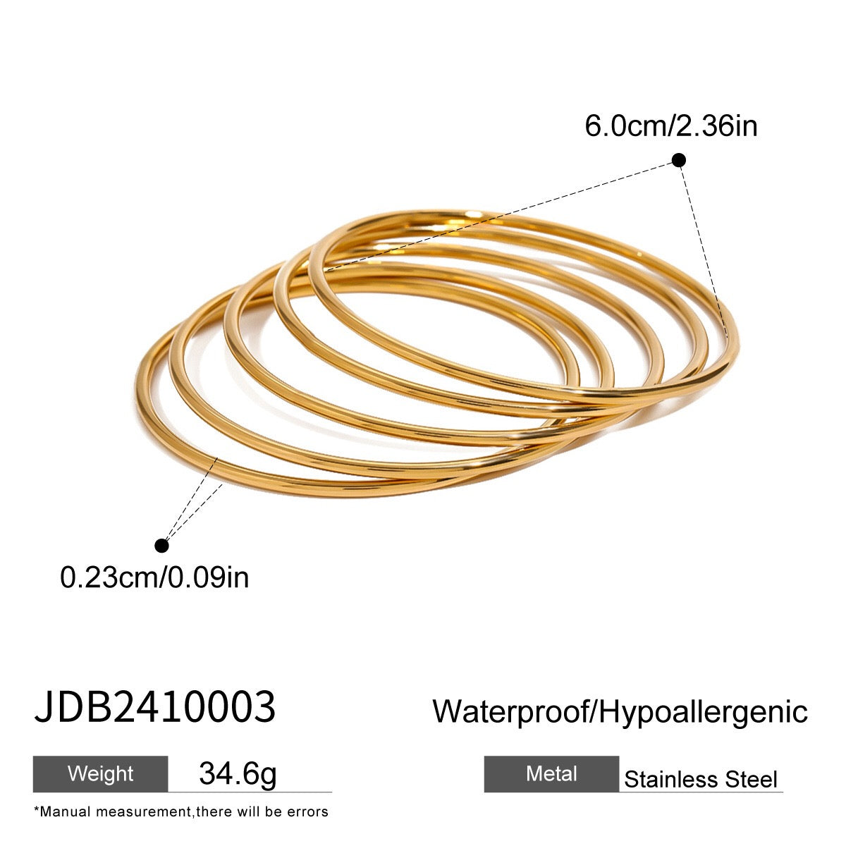 18K Gold and SIlver Two Tone Minimalist Slim Bangle Bracelet Stack