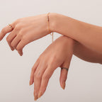 18K Gold Bling Arrow Bracelet