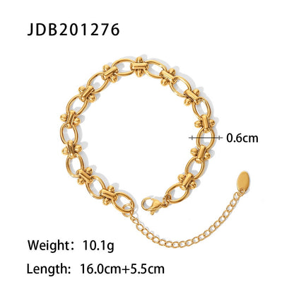 Classic Chain Gold Bracelet