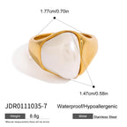 18K Gold Eternal Grace Baroque Pearl Ring