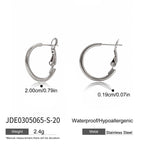 18K Gold and Silver Minimalist Essential Hoop Huggie Earrings