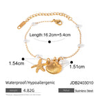 18K Gold Summer Charm Bracelet