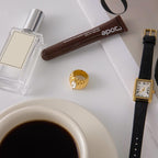 18K Gold Pumpkin Latte Stacking Rings Set