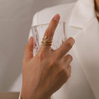 18K Gold Royal Snake Statement Ring