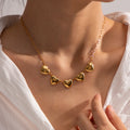 18K Gold Heart Full of Love Pendant Necklace