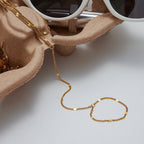 18K Gold Waterproof Chic Hand Chain Bracelet