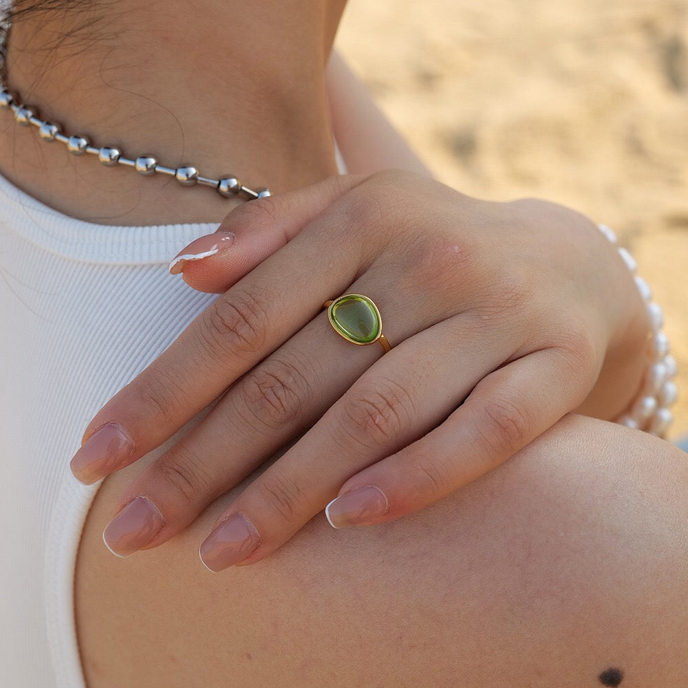 18K Gold Beach Vacay Jelly Ring