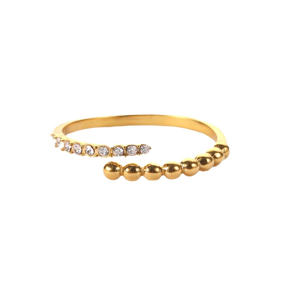 18K Gold Minimalist Stacking Ring