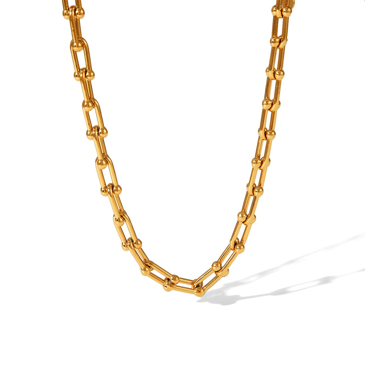 18K Gold Hardware Chunky Chain Necklace