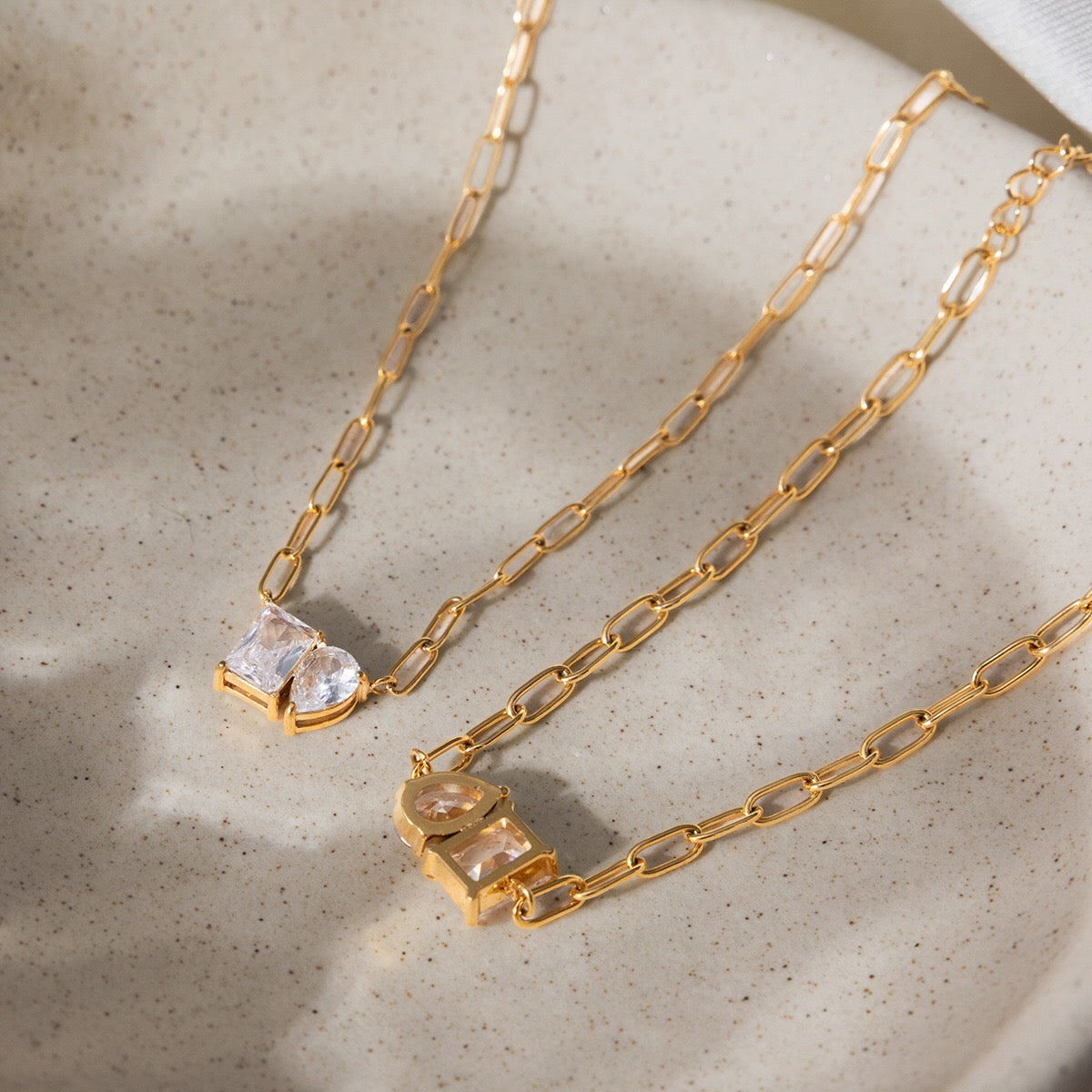 18K Gold Perfect Match Paperclip Chain Dainty Bracelet