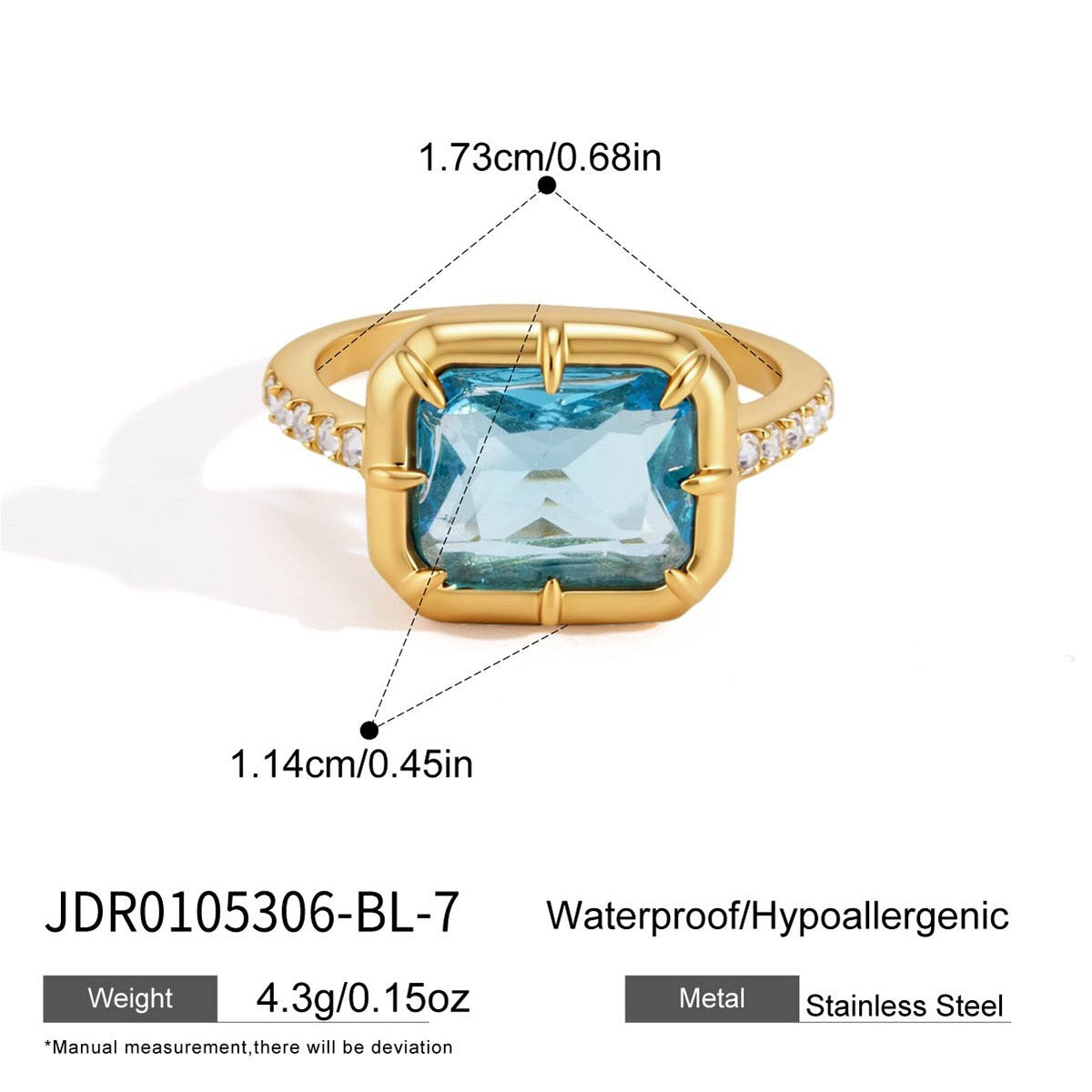 18K Gold The Showstoppers Color Gem Statement Cocktail Ring