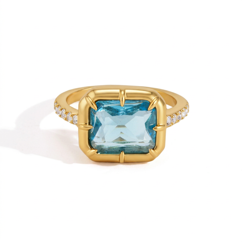 18K Gold The Showstoppers Color Gem Statement Cocktail Ring