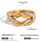 18K Gold Infinite Ties Statement Knot Ring