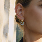 18K Gold Golden Muse Small Hoop Huggie Earrings