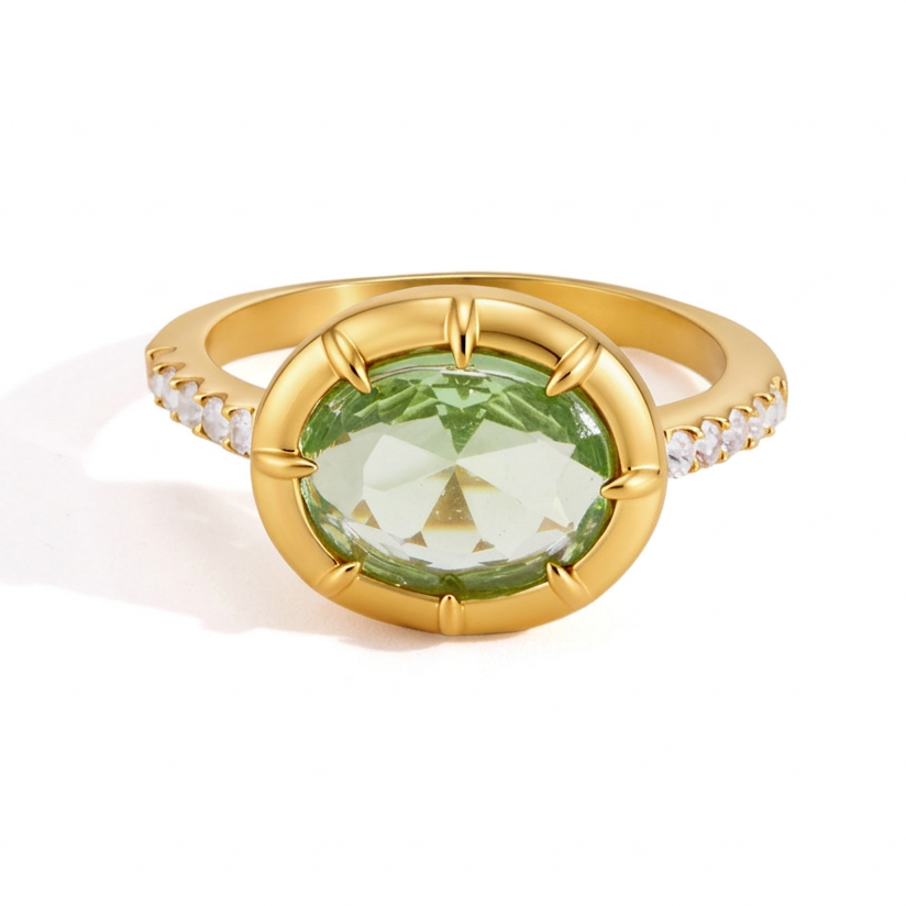 18K Gold The Showstoppers Color Gem Statement Cocktail Ring