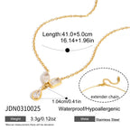 18K Gold Cherish Minimalist Bezel Dainty CZ Necklace