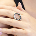 18K Gold Ocean Kissed Bubble Ring